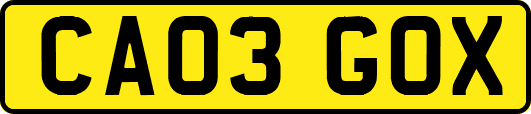 CA03GOX