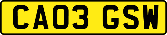 CA03GSW