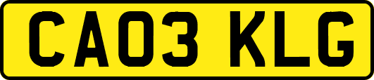 CA03KLG