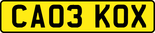 CA03KOX