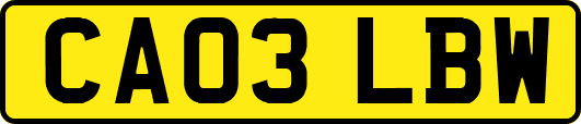 CA03LBW