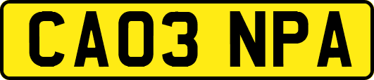 CA03NPA