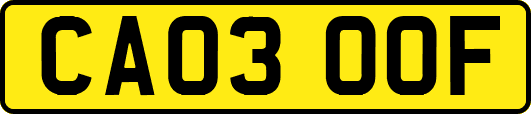 CA03OOF