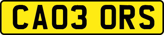 CA03ORS