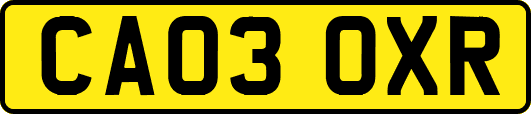 CA03OXR