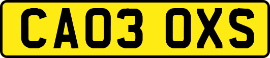 CA03OXS