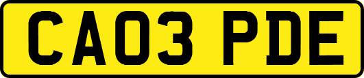 CA03PDE