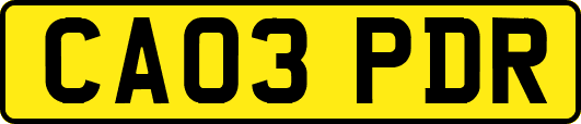 CA03PDR