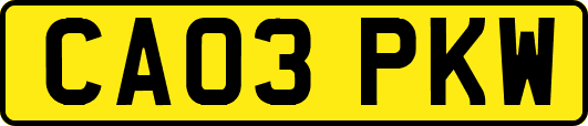 CA03PKW