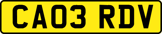 CA03RDV