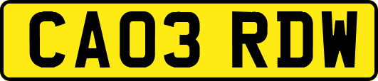 CA03RDW