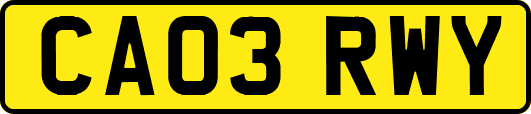 CA03RWY