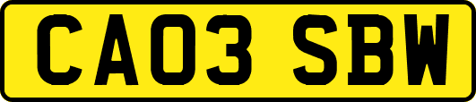 CA03SBW