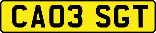CA03SGT