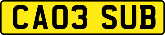 CA03SUB