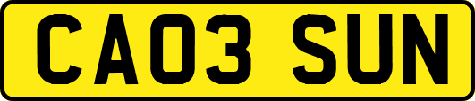 CA03SUN