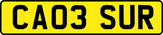 CA03SUR