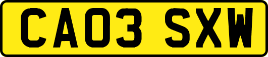 CA03SXW