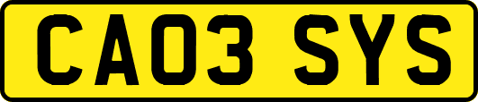CA03SYS