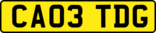 CA03TDG