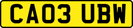 CA03UBW