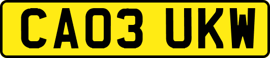 CA03UKW
