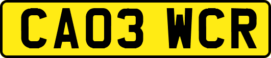 CA03WCR