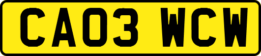CA03WCW