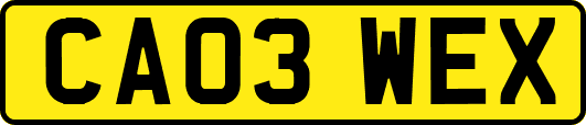 CA03WEX