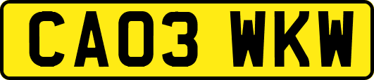 CA03WKW