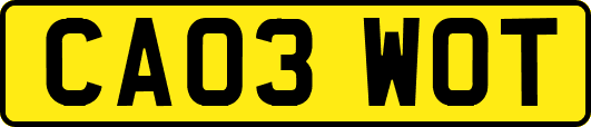 CA03WOT