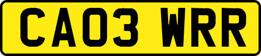 CA03WRR