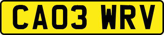 CA03WRV