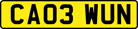 CA03WUN