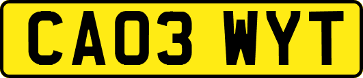 CA03WYT
