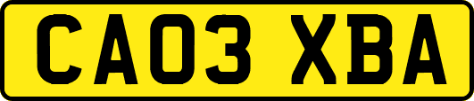 CA03XBA