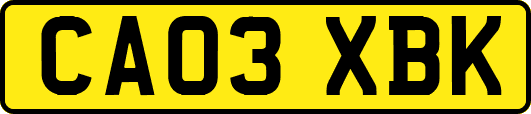 CA03XBK