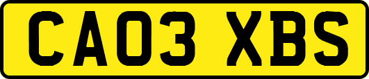 CA03XBS