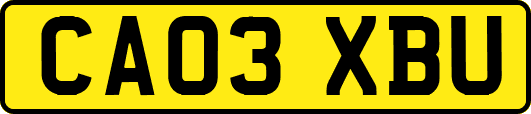 CA03XBU