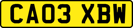 CA03XBW