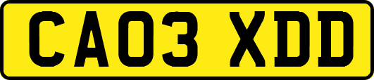 CA03XDD