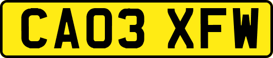 CA03XFW