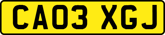 CA03XGJ