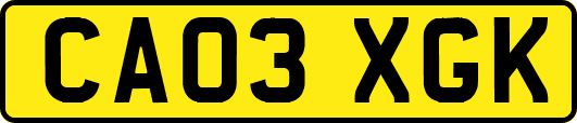 CA03XGK