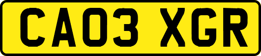 CA03XGR