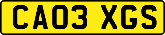 CA03XGS