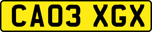 CA03XGX