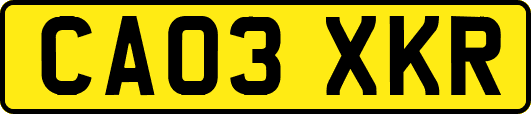 CA03XKR