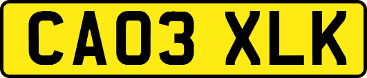 CA03XLK