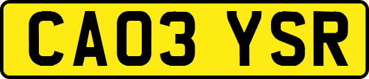 CA03YSR